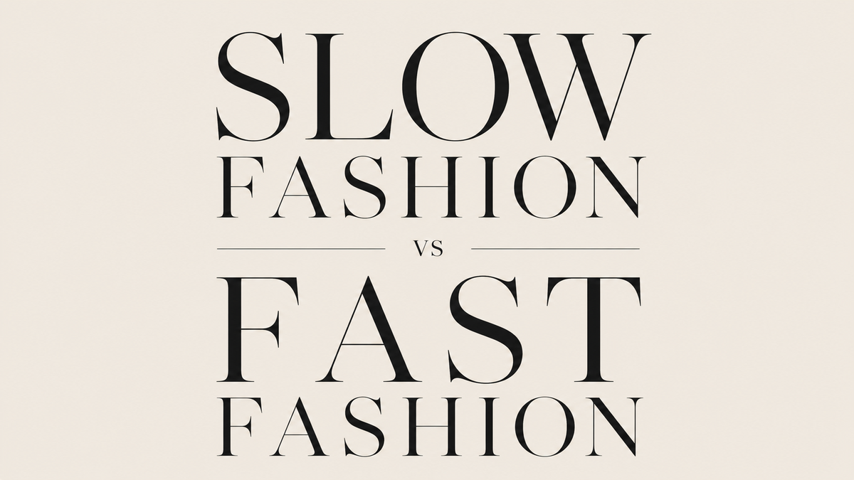 Slow Fashion vs Fast Fashion : ce que cache la mode qui va trop vite