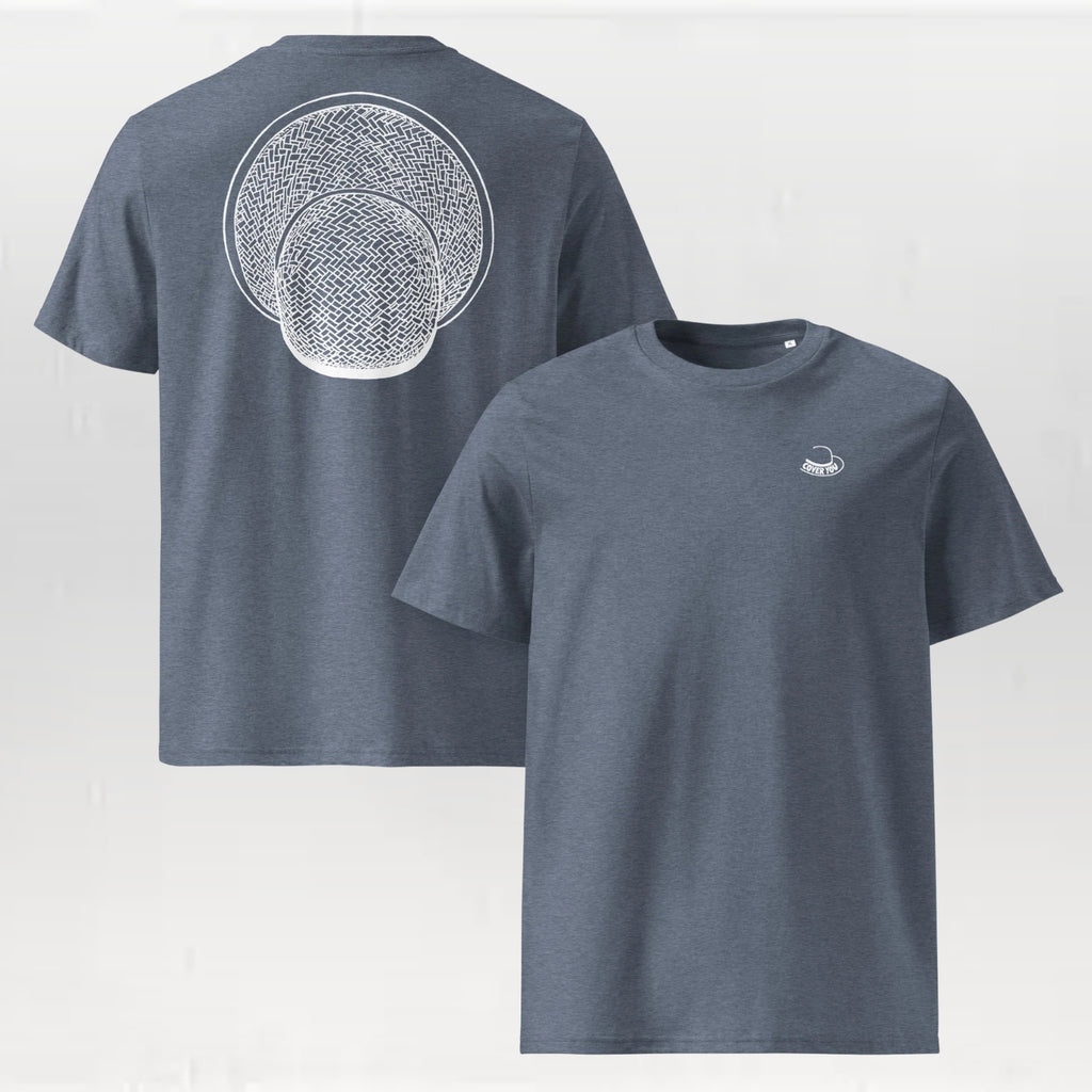 T-shirt unisexe en coton biologique - Le Chapeau Cambodgien Croquis