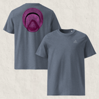 T-shirt unisexe en coton biologique - Le Chapeau Panama rose