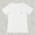 T-shirt Femme en coton biologique Col V - L'Essentiel