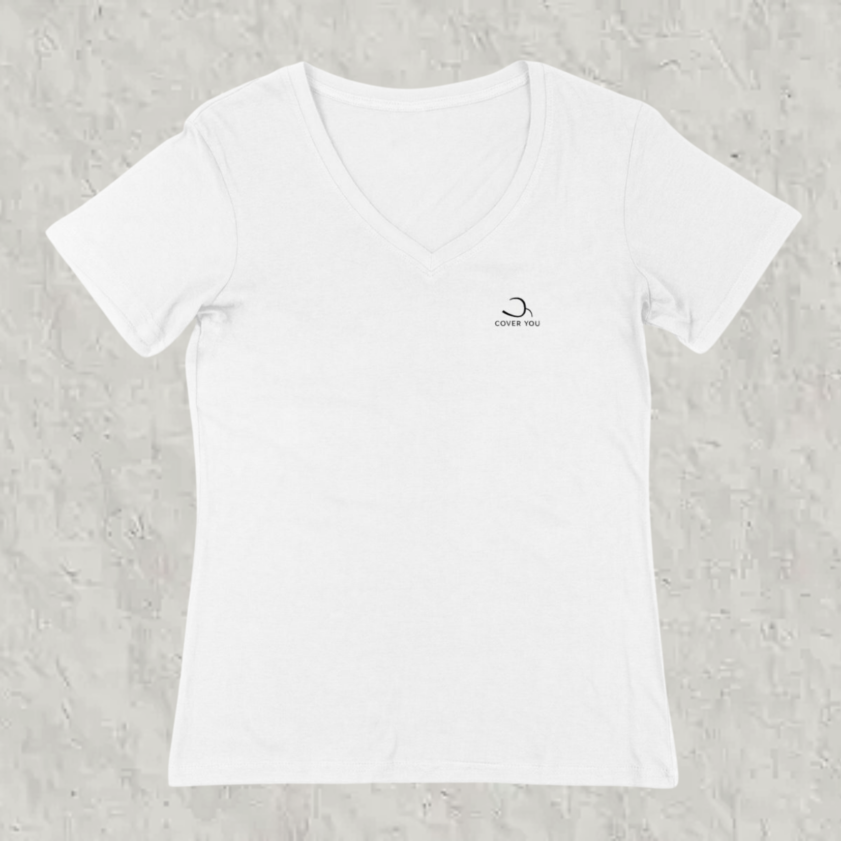 T-shirt Femme en coton biologique Col V - L'Essentiel
