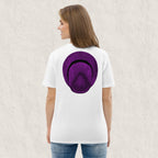 T-shirt unisexe en coton biologique - Le Chapeau Panama violet