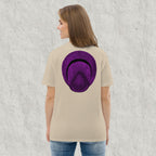 T-shirt unisexe en coton biologique - Le Chapeau Panama violet