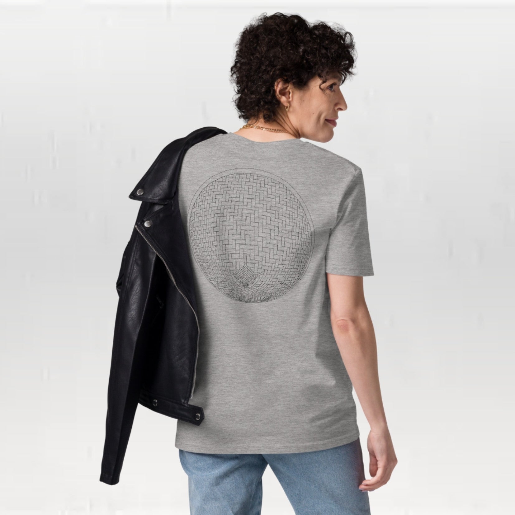 T-shirt unisexe en coton biologique - Le Chapeau Chinois Croquis