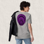 T-shirt unisexe en coton biologique - Le Chapeau Panama violet