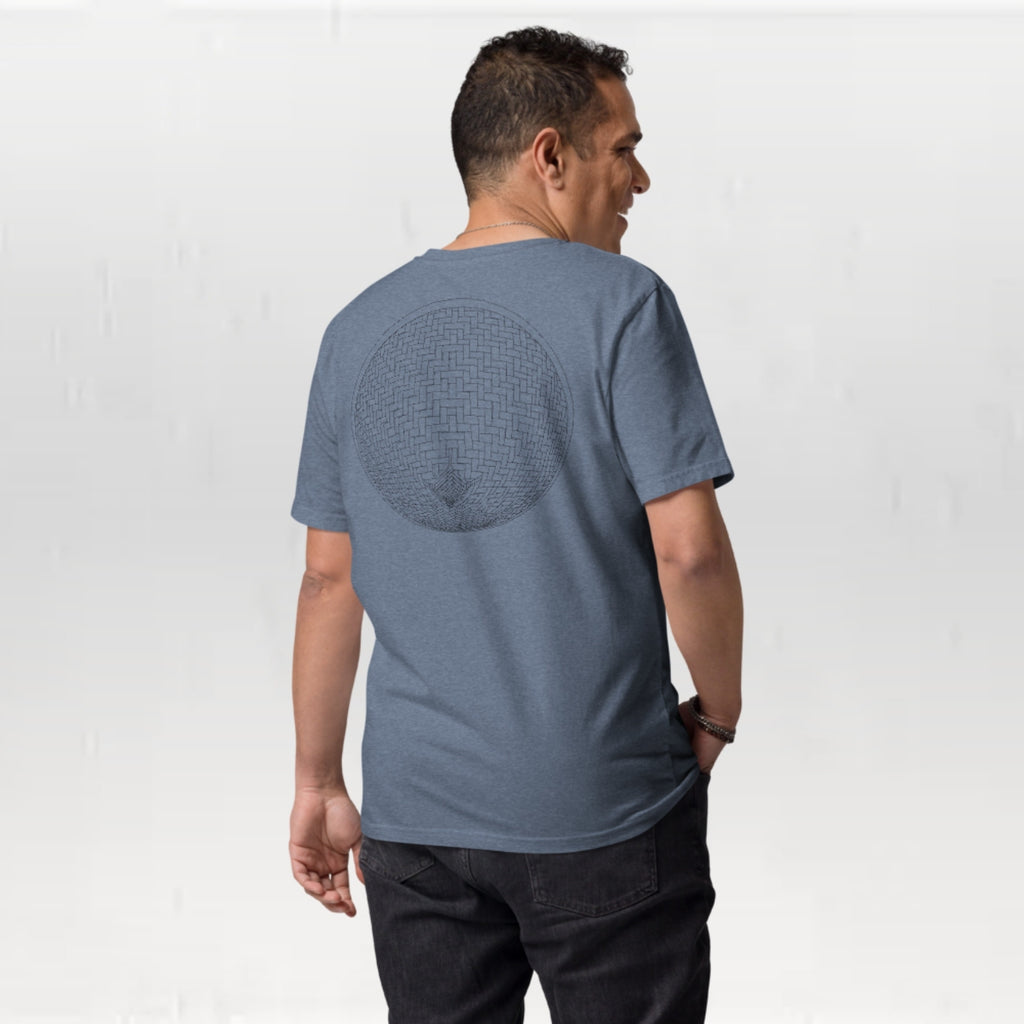 T-shirt unisexe en coton biologique - Le Chapeau Chinois Croquis