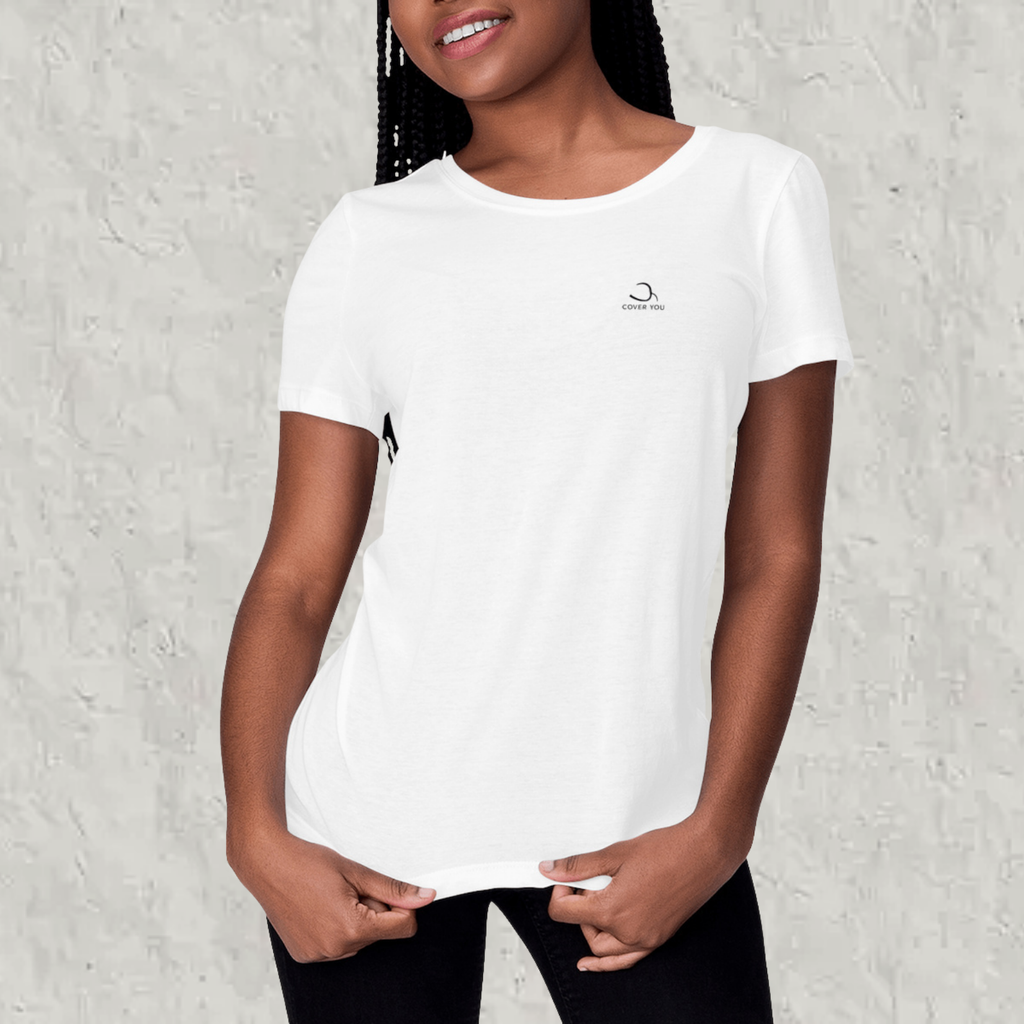 T-shirt Femme en coton biologique coupe cintrée- L'Essentiel