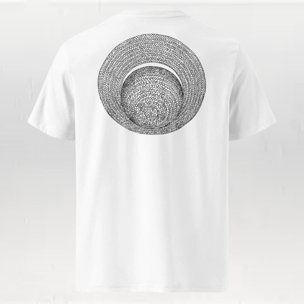 T-shirt unisexe en coton biologique - Le Chapeau de paille Croquis