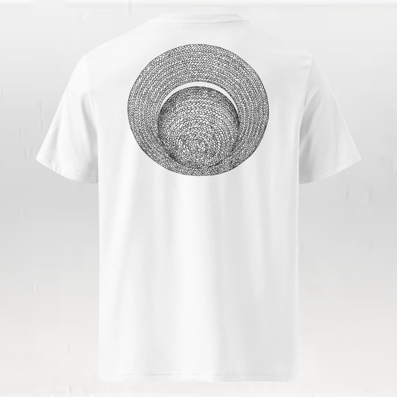 T-shirt unisexe en coton biologique - Le Chapeau de paille Croquis