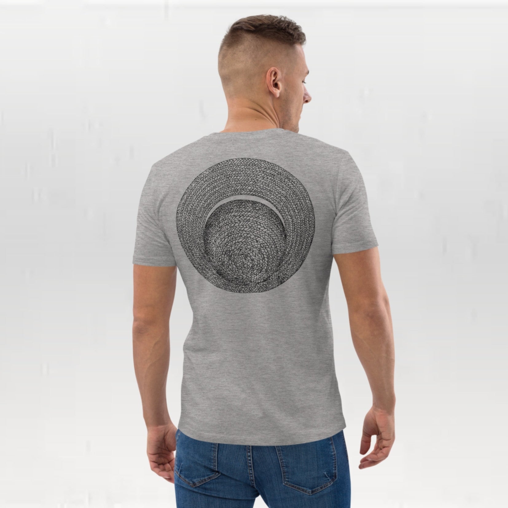 T-shirt unisexe en coton biologique - Le Chapeau de paille Croquis
