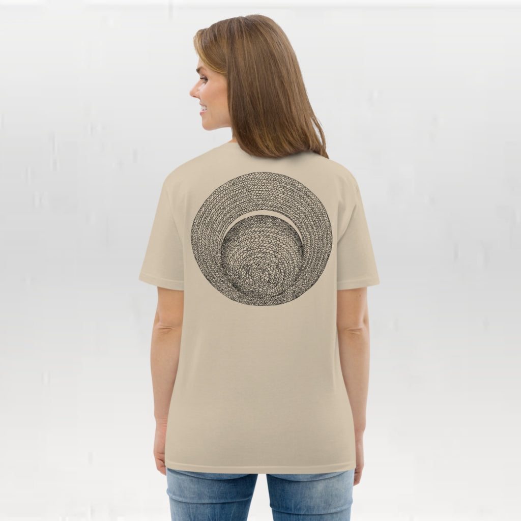 T-shirt unisexe en coton biologique - Le Chapeau de paille Croquis