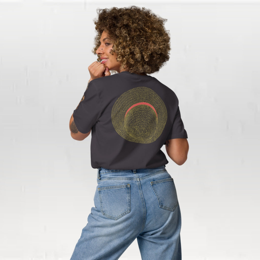 T-shirt unisexe en coton biologique - Le Chapeau de paille Croquis