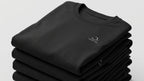 T-shirt Homme manches longues en coton biologique noir - L'essentiel - COVER YOU STORE
