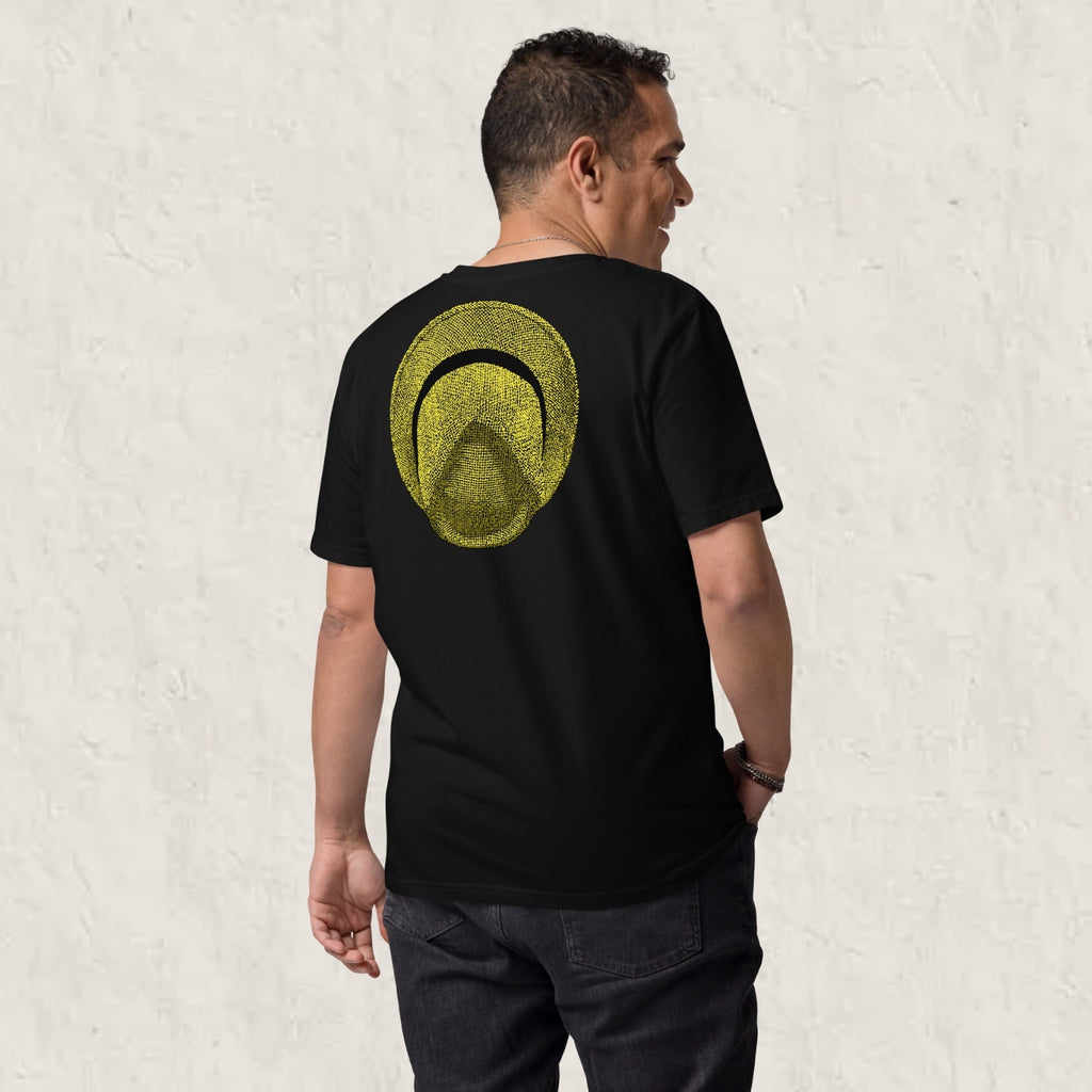 T-shirt unisexe en coton biologique - Le Chapeau Panama jaune