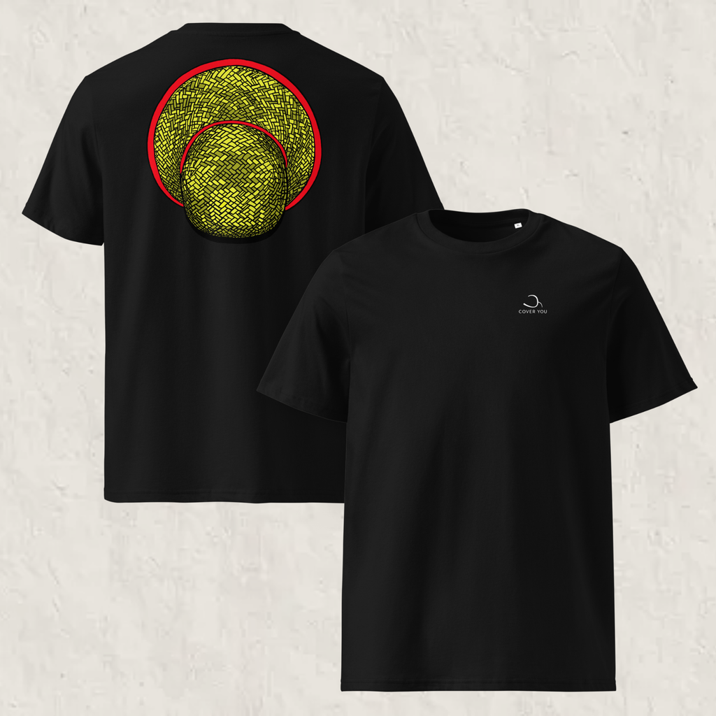 T-shirt unisexe en coton biologique - Le Chapeau Cambodgien rouge