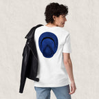 T-shirt unisexe en coton biologique - Le Chapeau Panama bleu