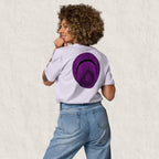 T-shirt unisexe en coton biologique - Le Chapeau Panama violet