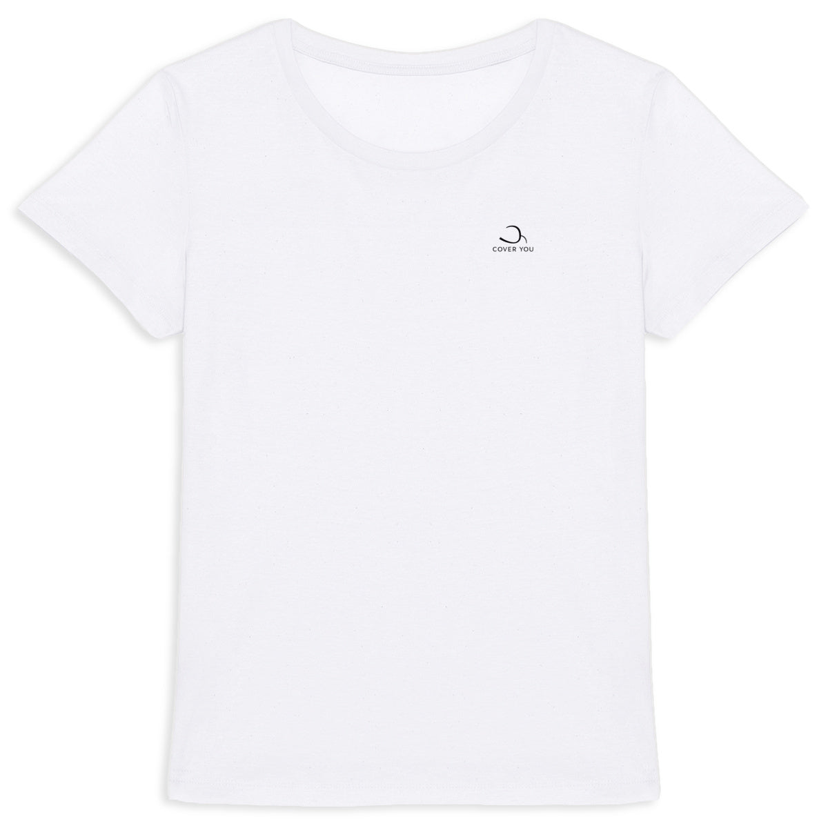 T-shirt Femme en coton biologique coupe cintrée- L'Essentiel - face_0