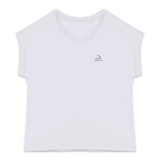 T-shirt femme en coton biologique Label GOTS manches à revers - L'Essentiel - face_1