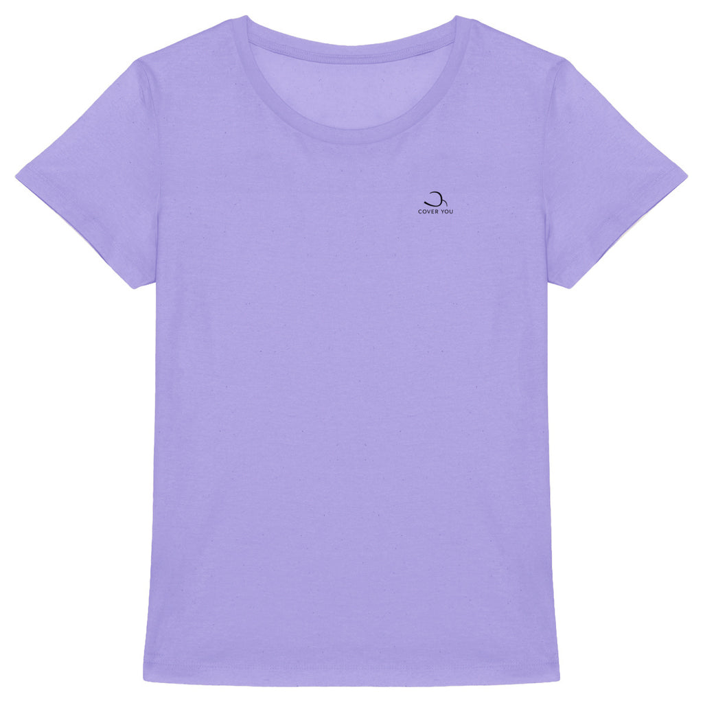 T-shirt Femme en coton biologique coupe cintrée- L'Essentiel - face_2