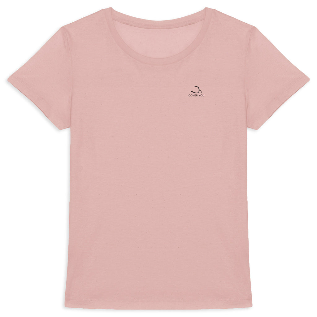 T-shirt Femme en coton biologique coupe cintrée- L'Essentiel - face_3