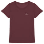 T-shirt Femme en coton biologique coupe cintrée- L'Essentiel - face_3