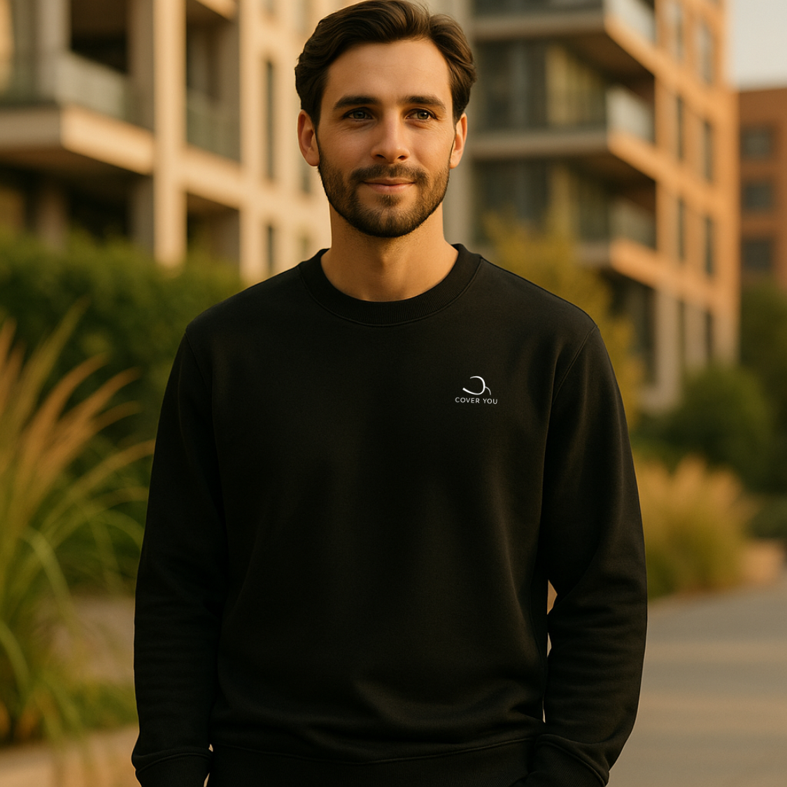 Sweat en coton biologique unisexe - 350g/m² - L'Essentiel