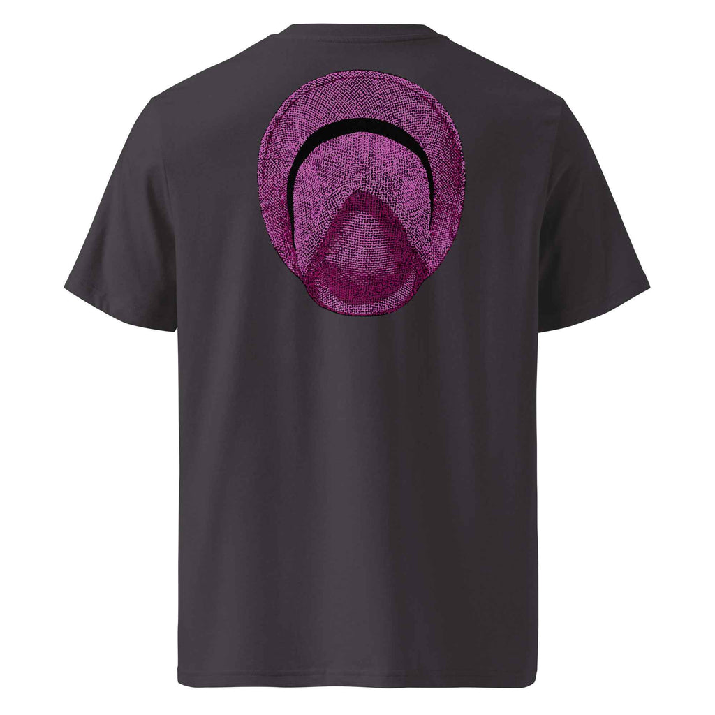 T-shirt unisexe en coton biologique - Le Chapeau Panama rose - COVER YOU