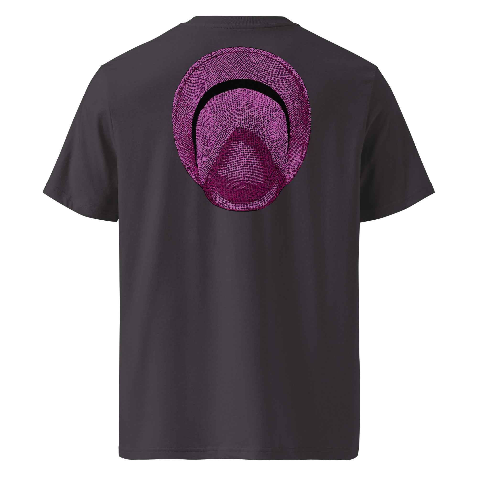 T-shirt unisexe en coton biologique - Le Chapeau Panama rose - COVER YOU
