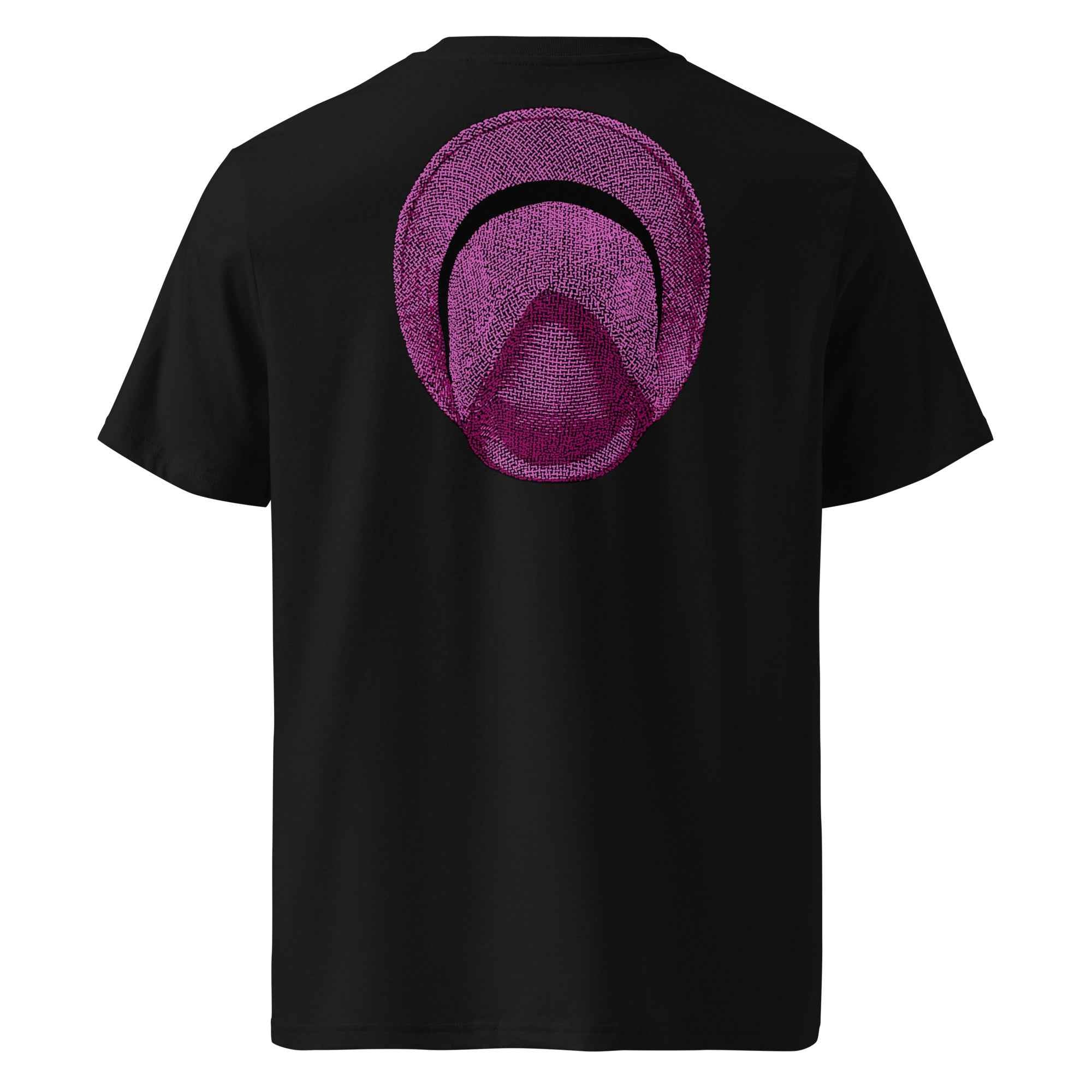 T-shirt unisexe en coton biologique - Le Chapeau Panama rose - COVER YOU