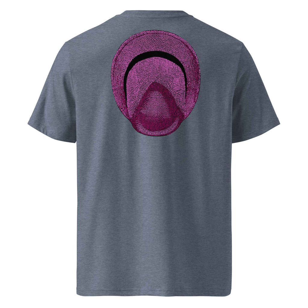 T-shirt unisexe en coton biologique - Le Chapeau Panama rose - COVER YOU