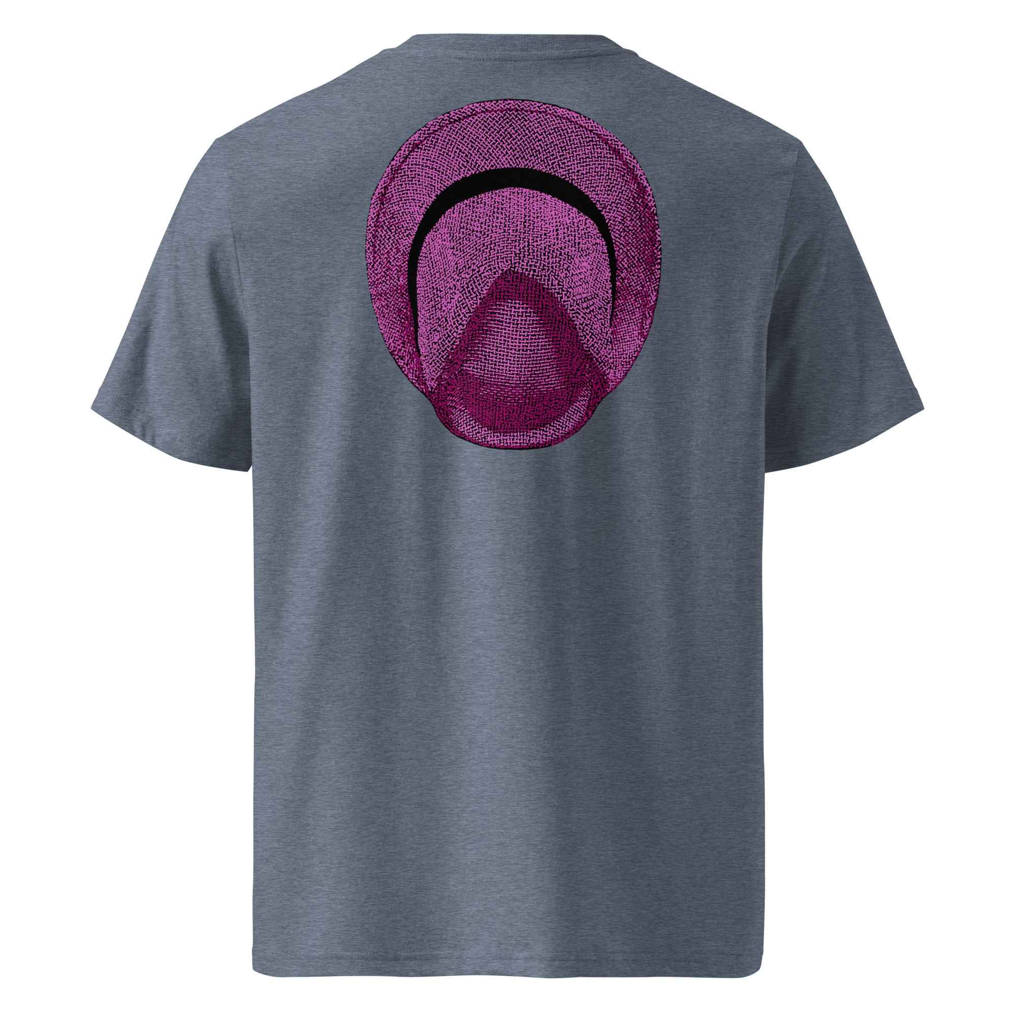 T-shirt unisexe en coton biologique - Le Chapeau Panama rose - COVER YOU