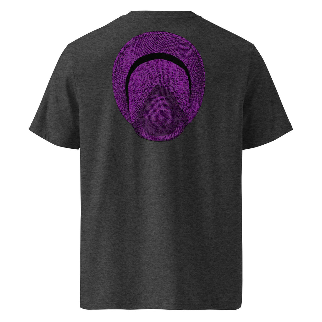 T-shirt unisexe en coton biologique - Le Chapeau Panama violet - COVER YOU