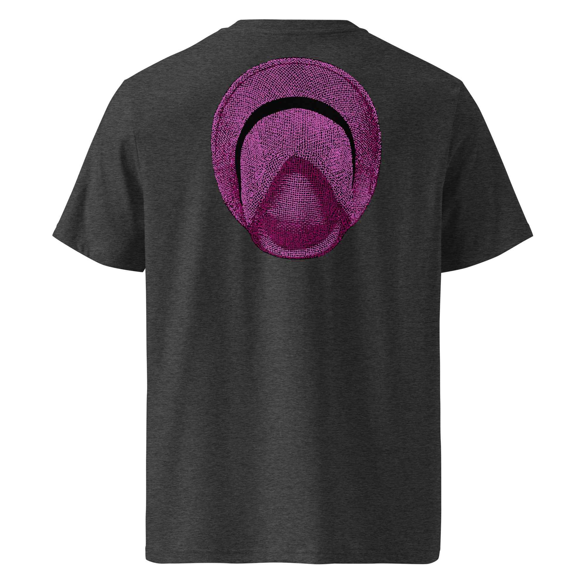 T-shirt unisexe en coton biologique - Le Chapeau Panama rose - COVER YOU