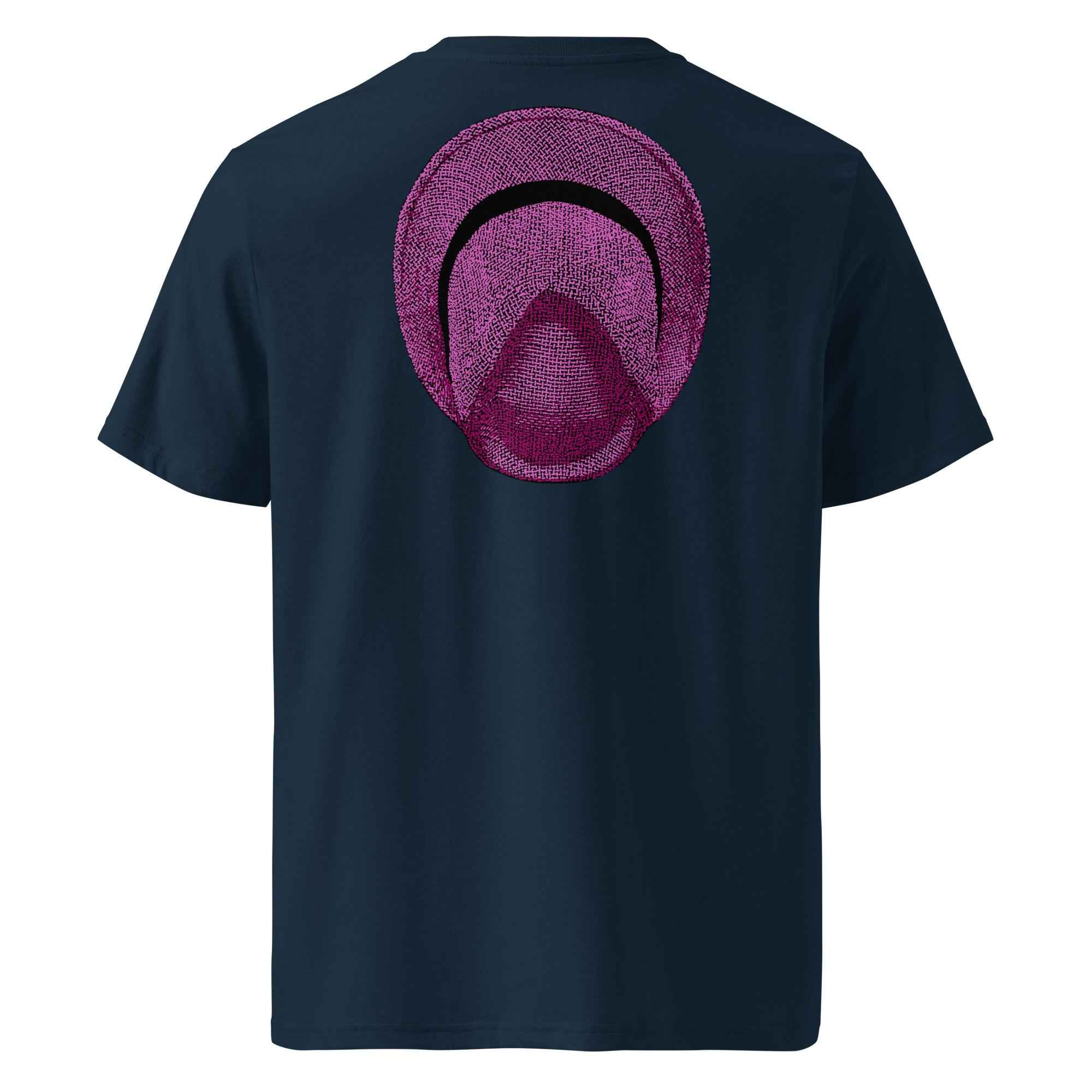 T-shirt unisexe en coton biologique - Le Chapeau Panama rose - COVER YOU